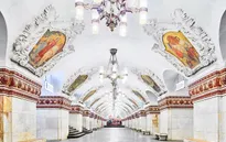 Choáng trước “thế giới ngầm” lộng lẫy dưới lòng đất Moscow, Nga