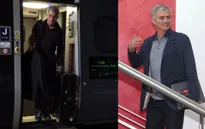 Mourinho chính thức đặt chân đến đại bản doanh của Man Utd