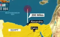 Định vị xác máy bay EgyptAir dưới Địa Trung Hải