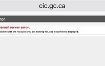Trang web về nhập cư của Canada bị sập