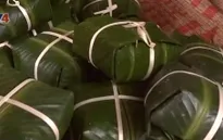 Nhộn nhịp Làng bánh chưng Tranh Khúc
