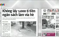 "Không lấy 1.000 tỉ đồng tiền ngân sách lát đá vỉa hè"