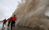 Trung Quốc đưa ra mức cảnh báo màu vàng đối với bão Nida