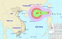 13h ngày 7/10, tâm bão số 6 cách quần đảo Hoàng Sa 620km