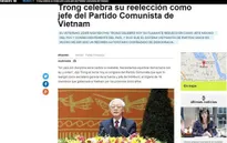 Báo chí quốc tế đánh giá cao kết quả Đại hội XII