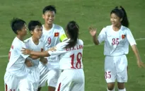ĐT U16 nữ Việt Nam thắng đậm ĐT U16 nữ Palestine