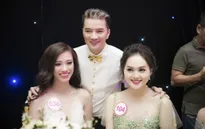 Đàm Vĩnh Hưng thích thú tạo dáng bên thí sinh Hoa hậu Việt Nam 2016