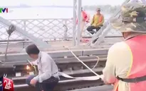 Bắt đầu tiến hành trục vớt cầu Ghềnh ở Đồng Nai