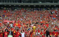 Cộng đồng người Việt Nam tại Qatar cổ vũ cho đội tuyển U23 Việt Nam