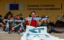 Người dân Bỉ biểu tình phản đối Hiệp định thương mại tự do EU-Canada