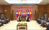 Chủ tịch Quốc hội Nguyễn Thị Kim Ngân tiếp Thủ tướng Lào