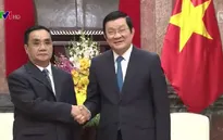 Chủ tịch nước Trương Tấn Sang tiếp Thủ tướng Lào