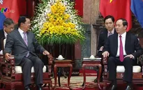 Chủ tịch nước Trần Đại Quang tiếp Thủ tướng Campuchia Hun Sen