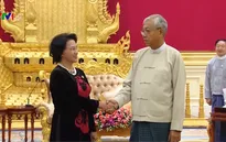 Chủ tịch Quốc hội hội kiến Tổng thống Myanmar