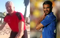 Fan cuồng Arsenal đuổi theo HLV Wenger để cầu xin mua Mahrez