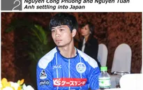 Công Phượng, Tuấn Anh xuất hiện nổi bật trên trang chủ J.League