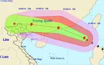 13h ngày 2/8, bão số 2 vào đất liền Trung Quốc