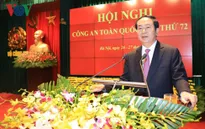 Chủ tịch nước thăm và nói chuyện với các đại biểu dự Hội nghị Công an toàn quốc