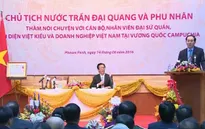 Chủ tịch nước gặp cộng đồng người Việt tại Campuchia