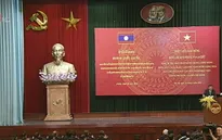 Tổng Bí thư, Chủ tịch nước Lào phát biểu tại Học viện Chính trị Quốc gia Hồ Chí Minh