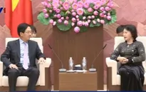 Chủ tịch Quốc hội Nguyễn Thị Kim Ngân tiếp Đại sứ Trung Quốc