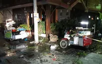 Hiện trường tan hoang sau vụ nổ bom ở khu nghỉ dưỡng Hua Hin, Thái Lan