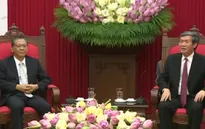 Đồng chí Đinh Thế Huynh tiếp Đại sứ Đặc mệnh toàn quyền Nhật Bản tại Việt Nam