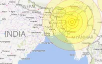 Động đất 6,7 độ Richter tại Ấn Độ