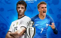 Con số thống kê trước trận bán kết EURO 2016: Pháp – Đức (2h00 ngày 8/7 trên VTV3 & VTV9)