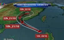 Bão Haima vào Biển Đông trở thành cơn bão số 8 trong năm nay