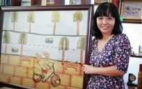 "Vẽ" tranh từ đồ ăn - Nét nghệ thuật mới lạ ở Việt Nam