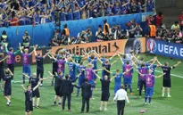 ĐT Iceland gây ấn tượng với màn ăn mừng khí thế
