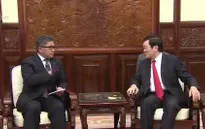 Chủ tịch nước tiếp Đại sứ các nước đến chào từ biệt