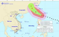Siêu bão cấp 17 vào Đông Bắc Biển Đông