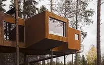 Khám phá khách sạn trên cây Tree Hotel cực độc đáo ở Thụy Điển