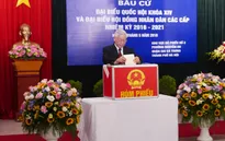 Tổng Bí thư dự lễ khai mạc bầu cử tại Ủy ban Biên giới quốc gia