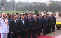 Lãnh đạo Đảng, Nhà nước và đại biểu Quốc hội viếng lăng Chủ tịch Hồ Chí Minh