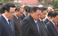Tổng Bí thư, Chủ tịch nước Lào viếng Lăng Chủ tịch Hồ Chí Minh