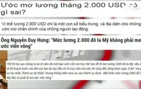 Ước mơ lương tháng 2.000 USD có viển vông?
