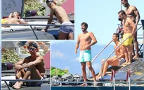 Tạm quên EURO, Ronaldo đi tắm nắng cùng chiến hữu tại Ibiza