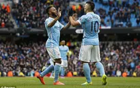 Đại thắng Aston, Man City trở lại cuộc đua vô địch