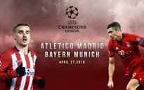 Atletico Madrid – Bayern Munich: Món nợ 42 năm (1h45 ngày 28/4)