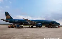 Máy bay Vietnam Airlines xin hạ cánh ưu tiên do trục trặc phanh