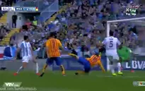 Messi ngả vô-lê ghi bàn đẹp mắt vào lưới Malaga