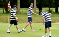 Bộ ba "sát thủ" tuyển Anh thân mật đánh golf trước vòng 1/8 EURO 2016