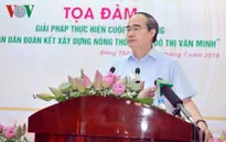 ''Toàn dân đoàn kết xây dựng nông thôn mới, đô thị văn minh''