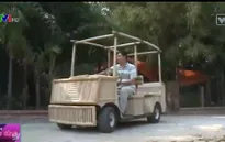 Độc đáo ô tô điện bằng… tre