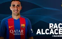 Chính thức: Barcelona chiêu mộ tiền đạo Paco Alcacer