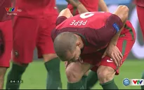 Pepe nôn trên sân ngay sau trận chung kết