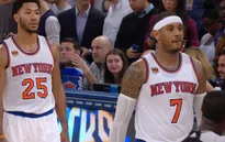 Dàn sao xuất hiện trong chiến thắng kịch tính của New York Knicks